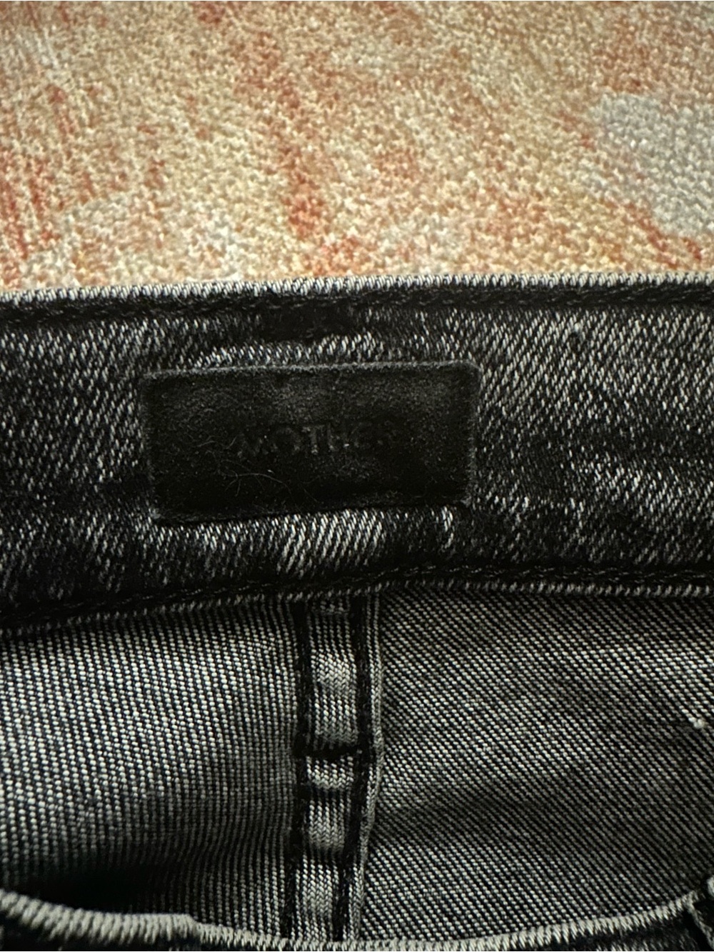 MOTHER - Stunner Zip Ankle Step Fray Skinny Jeans in Train Stops grey size 24 - Picture 2 of 12
